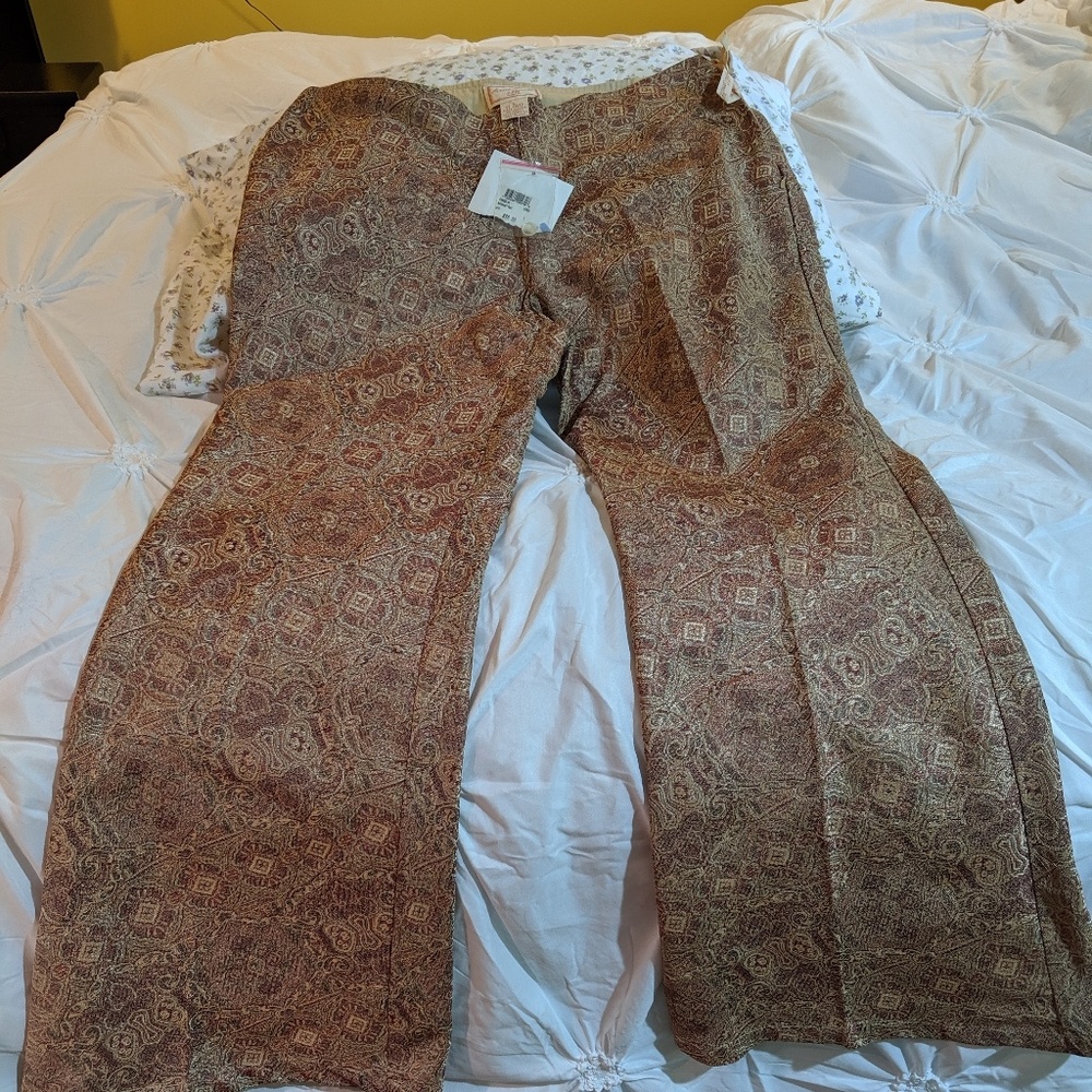 Brand new kick ass Paisley pants